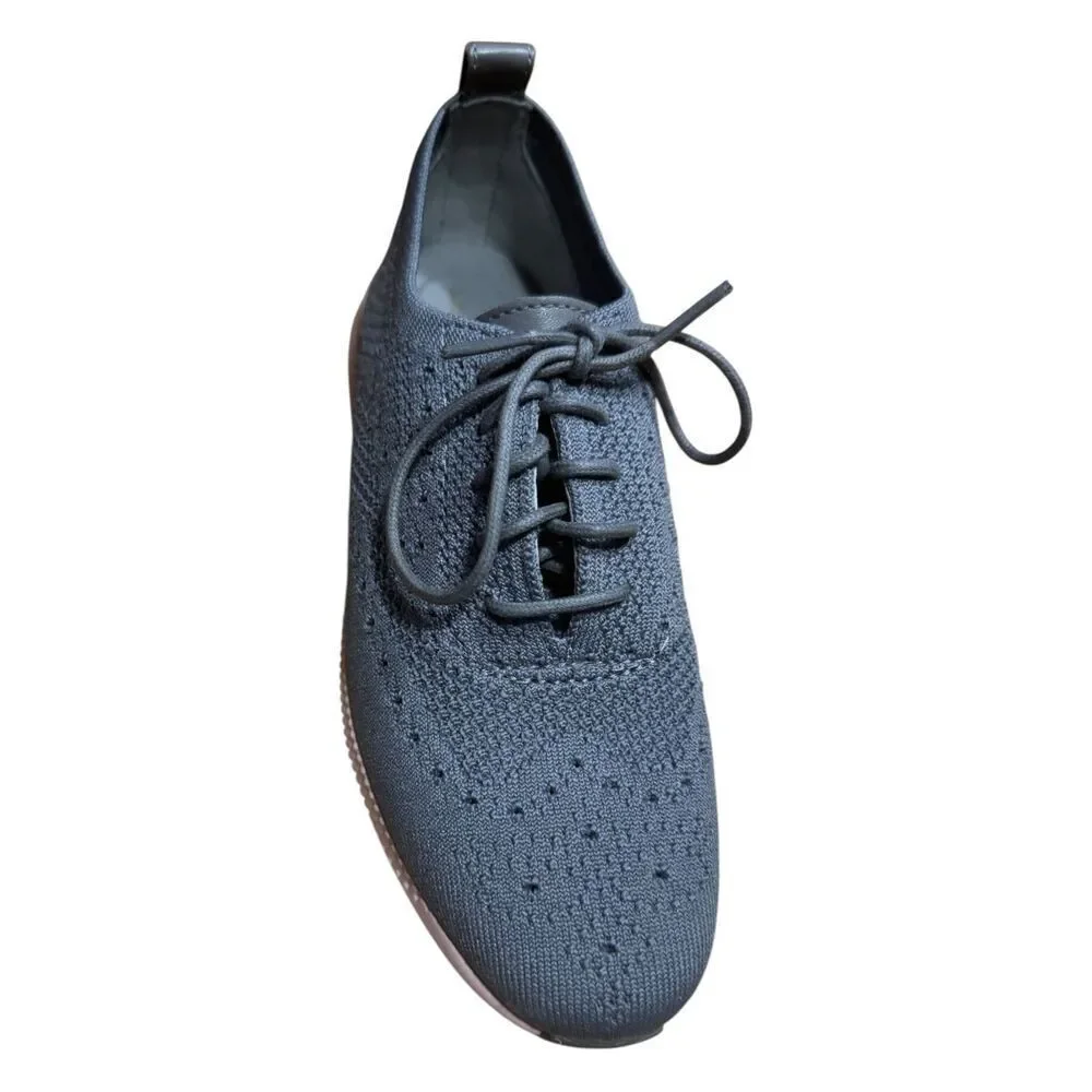 Cole Haan Grand Stichlight Wingtip Oxfords Grey Men’s Size 6B